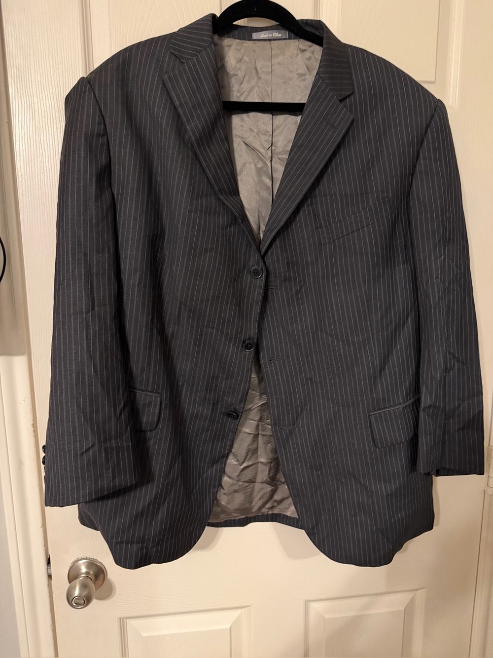 Oscar de la renta pinstripe men’s suit jacket size 50R